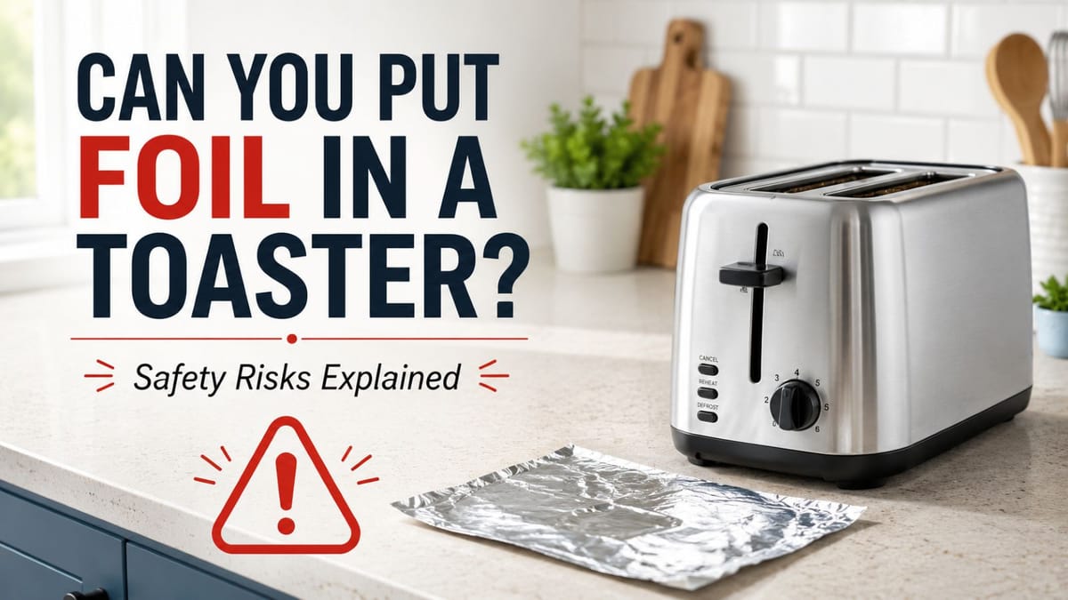 Can You Put Aluminum Foil in a Toaster?