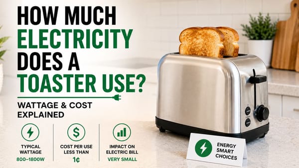 How Much Electricity Does a Toaster Use?